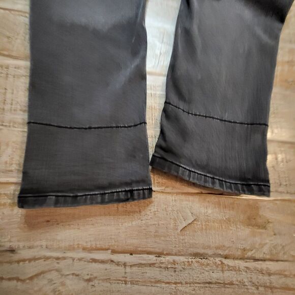 MELISSA MCCARTHY SEVEN 7 Womens 22W Black Skinny Jeans Distressed Fleece Accents - Picture 11 of 11